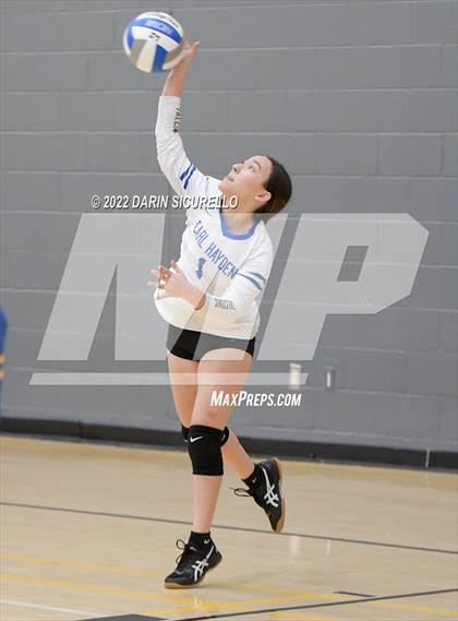 Thumbnail 2 in Leading Edge Academy vs. Carl Hayden (Epic Tourneys Volleyball Invite) photogallery.