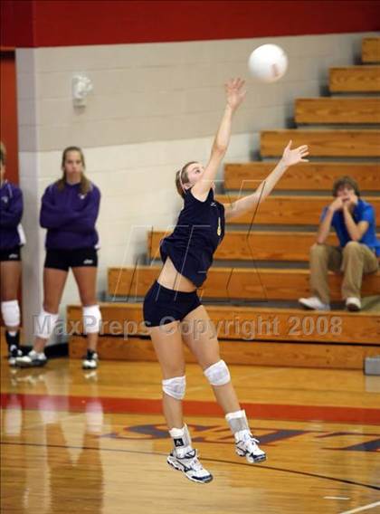 Thumbnail 2 in Highland Park vs Dawson (Nike Volleyball Classic) photogallery.