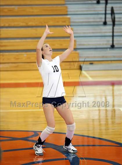 Thumbnail 1 in Highland Park vs Dawson (Nike Volleyball Classic) photogallery.