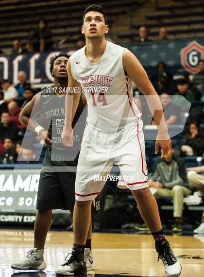 Thumbnail 2 in Moreau Catholic vs. Jesuit (MaxPrep MLK Classic) photogallery.