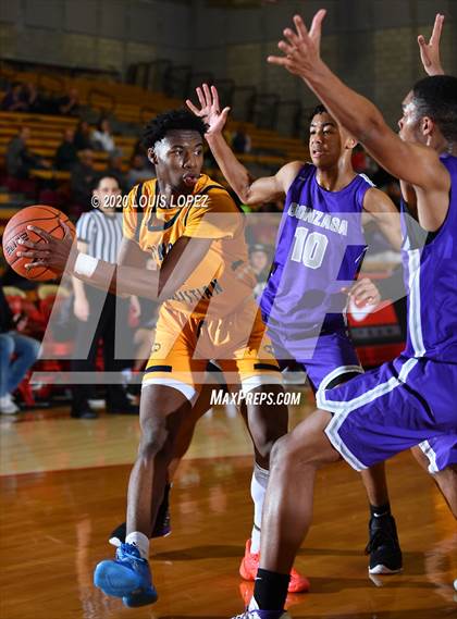 Thumbnail 1 in Rancho Christian vs. Gonzaga (Nike Extravaganza) photogallery.