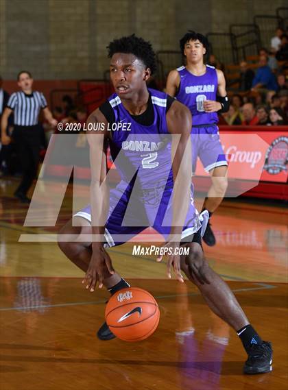 Thumbnail 1 in Rancho Christian vs. Gonzaga (Nike Extravaganza) photogallery.