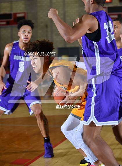 Thumbnail 2 in Rancho Christian vs. Gonzaga (Nike Extravaganza) photogallery.