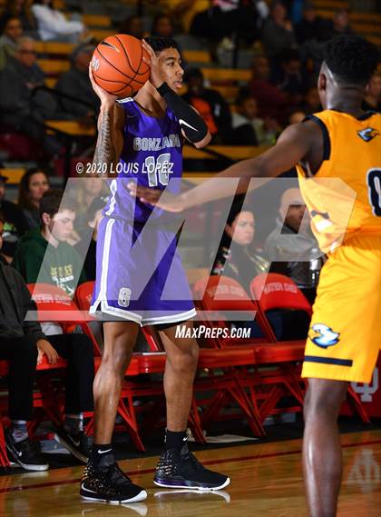 Thumbnail 2 in Rancho Christian vs. Gonzaga (Nike Extravaganza) photogallery.