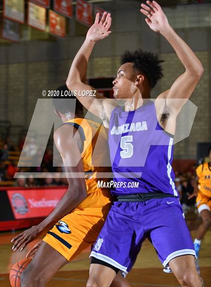Thumbnail 2 in Rancho Christian vs. Gonzaga (Nike Extravaganza) photogallery.