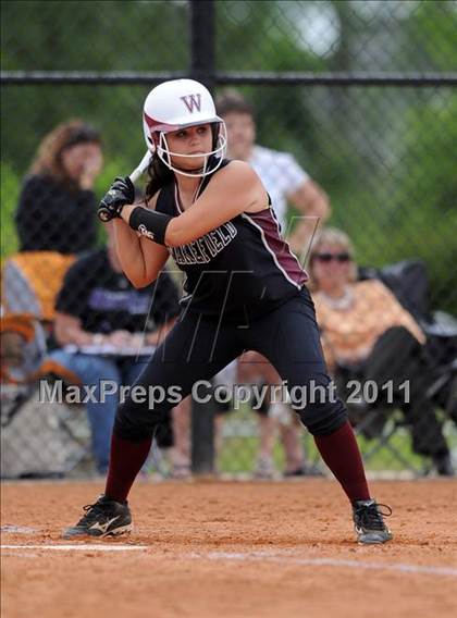 Thumbnail 2 in Wakefield @ Holly Springs (NCHSAA 4A Playoffs) photogallery.