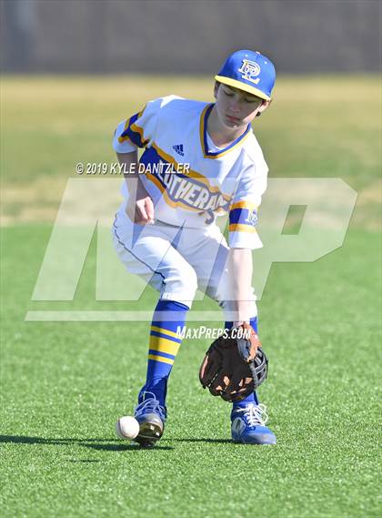 Thumbnail 1 in Dallas Lutheran @ Prince of Peace (Dallas Lutheran Wood Bat Classic) photogallery.