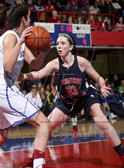 Thumbnail 2 in Blind Brook vs Kennedy Catholic (Section 1 Class B Semifinal) photogallery.