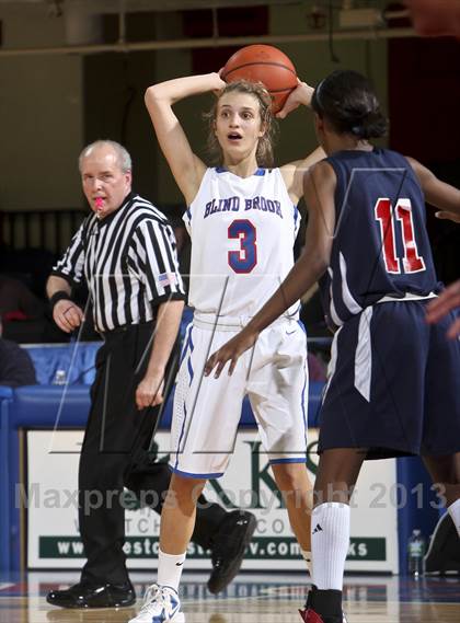 Thumbnail 2 in Blind Brook vs Kennedy Catholic (Section 1 Class B Semifinal) photogallery.