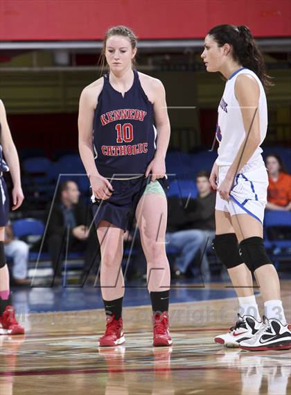 Thumbnail 3 in Blind Brook vs Kennedy Catholic (Section 1 Class B Semifinal) photogallery.