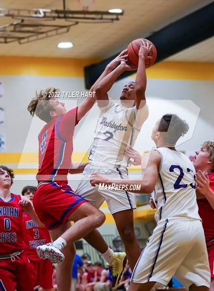 Thumbnail 2 in Indian Creek vs. Indianapolis Washington (IHSAA 3A Sectional) photogallery.