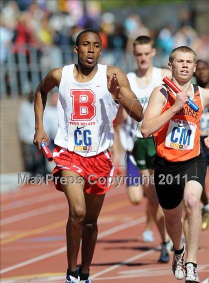 Thumbnail 2 in 117th Penn Relays (Boys Large School 4x800m Event 304)  photogallery.