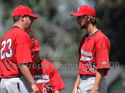 Thumbnail 2 in Murrieta Valley vs. Hart (OC Nissan Select Invitational) photogallery.