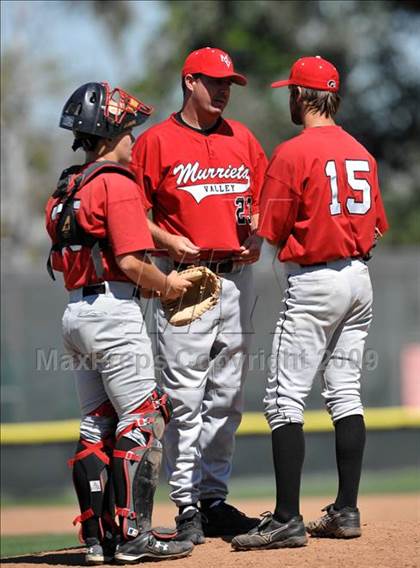 Thumbnail 2 in Murrieta Valley vs. Hart (OC Nissan Select Invitational) photogallery.