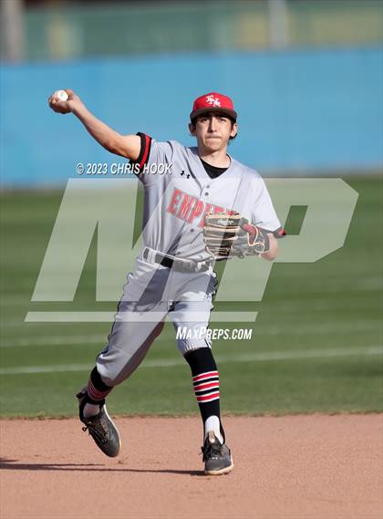 Thumbnail 1 in Chino Valley vs. Empire (Lancer Baseball Classic) photogallery.