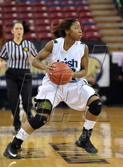 Thumbnail 3 in Alemany vs. Sacred Heart Cathedral (CIF State D3 Final) photogallery.