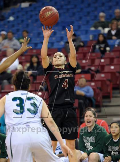 Thumbnail 3 in Alemany vs. Sacred Heart Cathedral (CIF State D3 Final) photogallery.