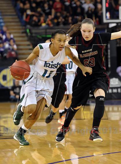 Thumbnail 3 in Alemany vs. Sacred Heart Cathedral (CIF State D3 Final) photogallery.