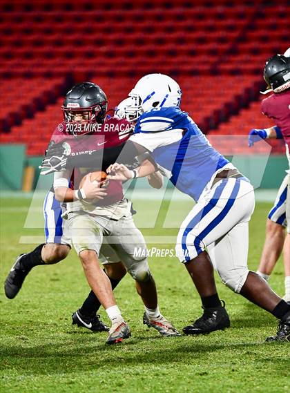 Thumbnail 2 in Leominster vs Fitchburg (High School Football at Fenway) photogallery.