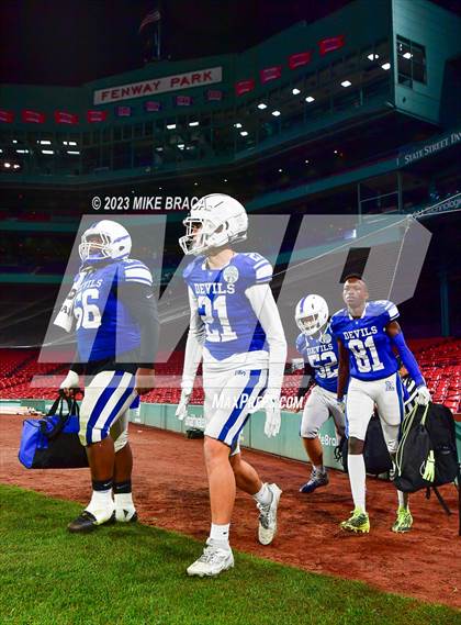 Thumbnail 2 in Leominster vs Fitchburg (High School Football at Fenway) photogallery.