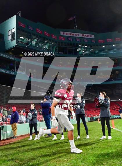 Thumbnail 1 in Leominster vs Fitchburg (High School Football at Fenway) photogallery.