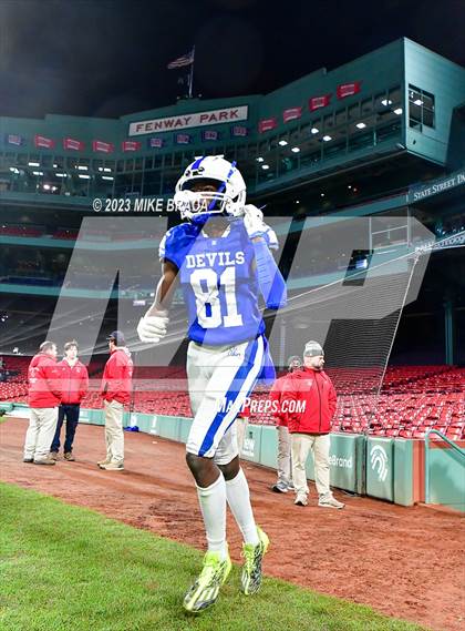 Thumbnail 1 in Leominster vs Fitchburg (High School Football at Fenway) photogallery.