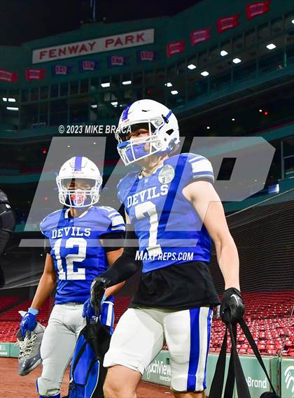 Thumbnail 3 in Leominster vs Fitchburg (High School Football at Fenway) photogallery.