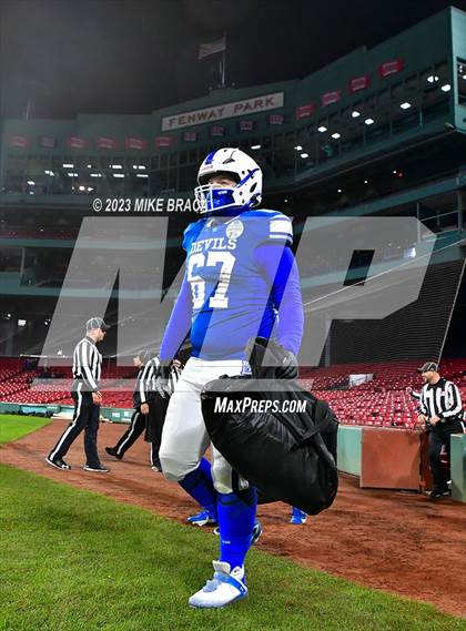 Thumbnail 1 in Leominster vs Fitchburg (High School Football at Fenway) photogallery.