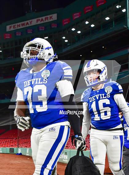 Thumbnail 2 in Leominster vs Fitchburg (High School Football at Fenway) photogallery.