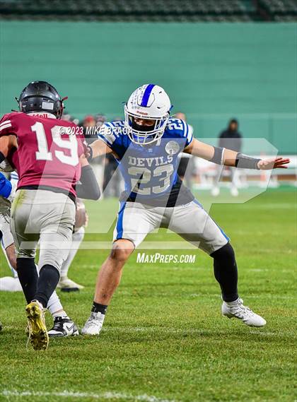 Thumbnail 1 in Leominster vs Fitchburg (High School Football at Fenway) photogallery.