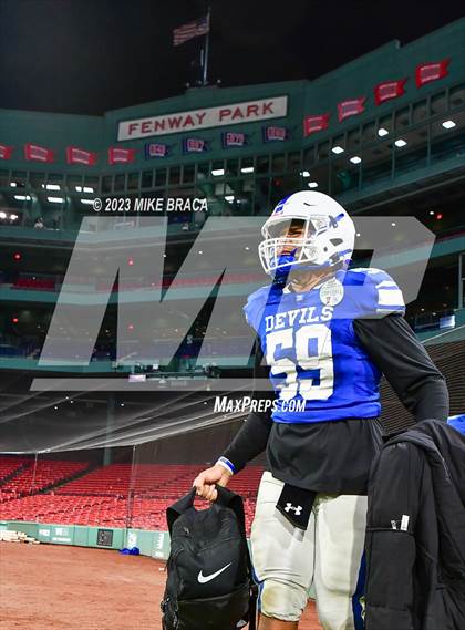 Thumbnail 3 in Leominster vs Fitchburg (High School Football at Fenway) photogallery.