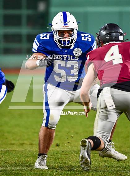 Thumbnail 2 in Leominster vs Fitchburg (High School Football at Fenway) photogallery.