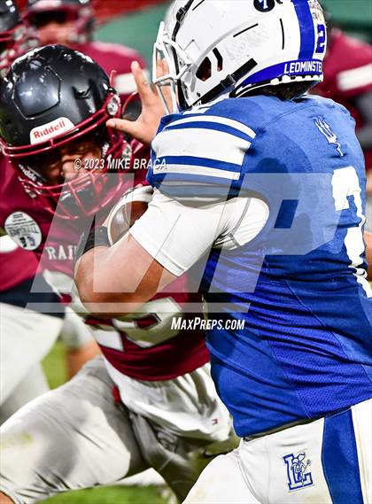 Thumbnail 3 in Leominster vs Fitchburg (High School Football at Fenway) photogallery.