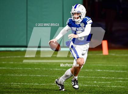 Thumbnail 2 in Leominster vs Fitchburg (High School Football at Fenway) photogallery.