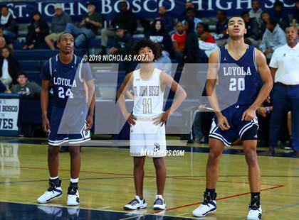 Thumbnail 2 in Loyola vs. St. John Bosco (St. John Bosco-Gahr Classic) photogallery.