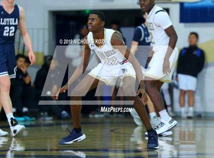 Thumbnail 2 in Loyola vs. St. John Bosco (St. John Bosco-Gahr Classic) photogallery.