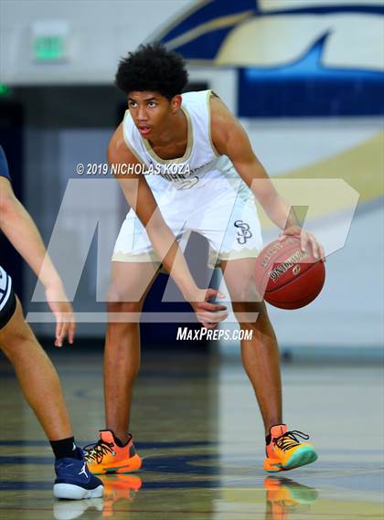 Thumbnail 2 in Loyola vs. St. John Bosco (St. John Bosco-Gahr Classic) photogallery.