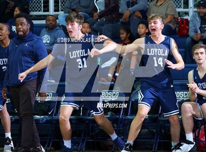 Thumbnail 2 in Loyola vs. St. John Bosco (St. John Bosco-Gahr Classic) photogallery.