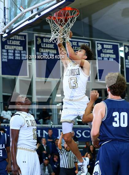 Thumbnail 3 in Loyola vs. St. John Bosco (St. John Bosco-Gahr Classic) photogallery.