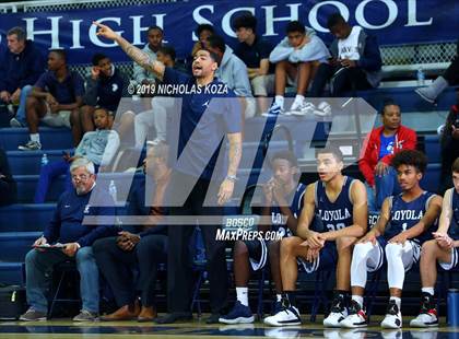 Thumbnail 2 in Loyola vs. St. John Bosco (St. John Bosco-Gahr Classic) photogallery.
