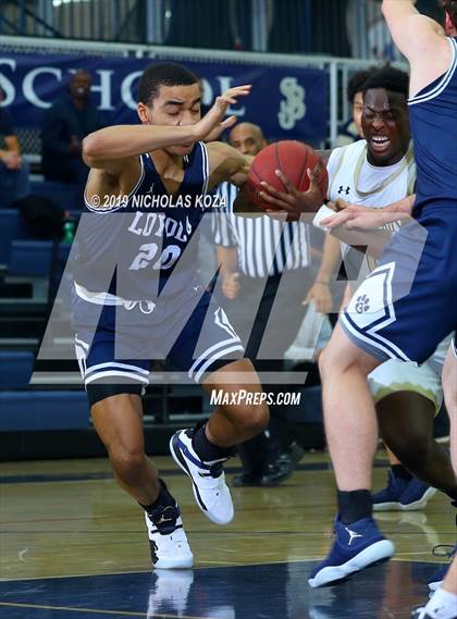 Thumbnail 1 in Loyola vs. St. John Bosco (St. John Bosco-Gahr Classic) photogallery.
