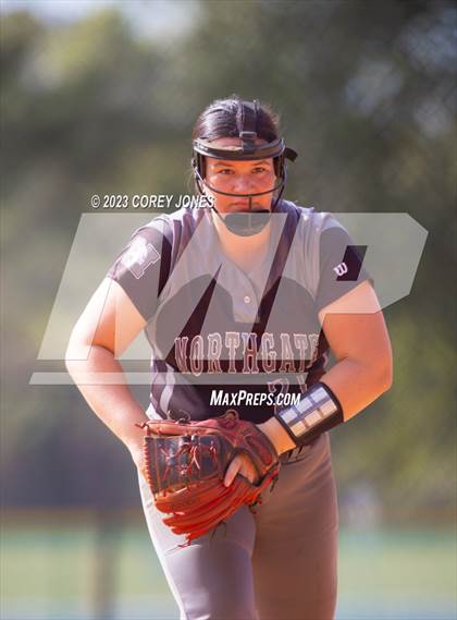 Thumbnail 1 in Harris County vs Northgate (GHSA 5A State Tournament) photogallery.