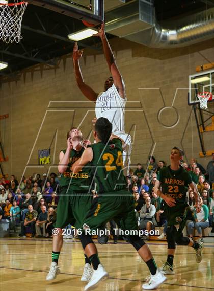 Thumbnail 3 in Mariposa County vs. Bradshaw Christian (CIF SJS D-5 2nd Round) photogallery.