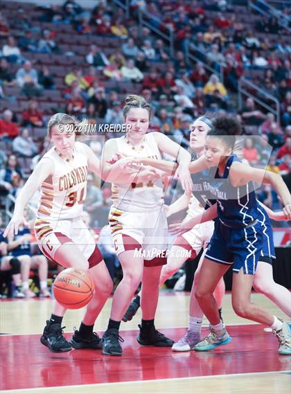 Thumbnail 1 in Columbia vs. Linden Hall School for Girls (PIAA District 3 2A Final) photogallery.