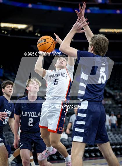 Thumbnail 3 in Loyola vs. Chaminade (Trinity Mission League Showcase) photogallery.