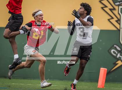 Thumbnail 3 in Mission Viejo VS Servite (Battle at the Beach 7on7) photogallery.