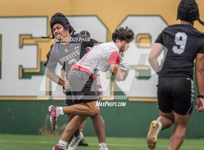 Thumbnail 3 in Mission Viejo VS Servite (Battle at the Beach 7on7) photogallery.
