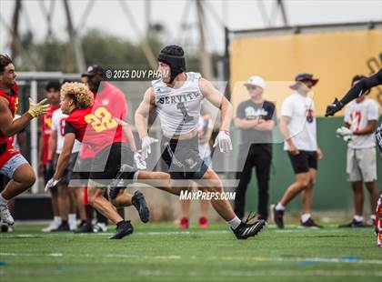 Thumbnail 2 in Mission Viejo VS Servite (Battle at the Beach 7on7) photogallery.