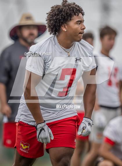 Thumbnail 3 in Mission Viejo VS Servite (Battle at the Beach 7on7) photogallery.