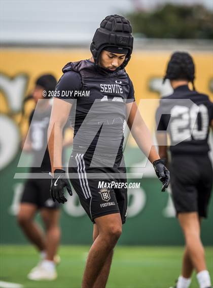 Thumbnail 2 in Mission Viejo VS Servite (Battle at the Beach 7on7) photogallery.